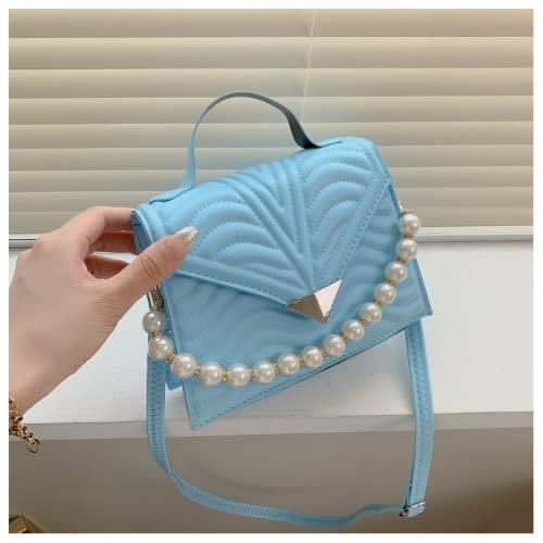 Classic Ladies Fashion Handbag_ Blue