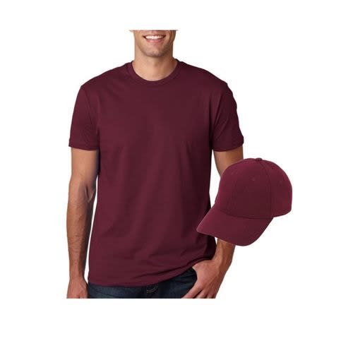 Unisex T-shirt & Cap - Wine