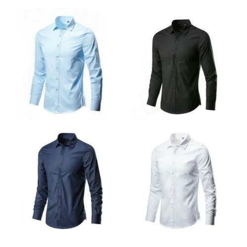 4 In 1 Smart And Fitted Corporate Plain Shirts