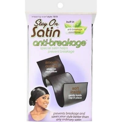 Stay On Satin Anti-Breakage Wrapping Scarf Style - 7879