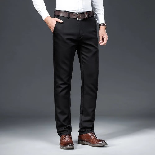 Men's Cotton Chinos Pant - Black