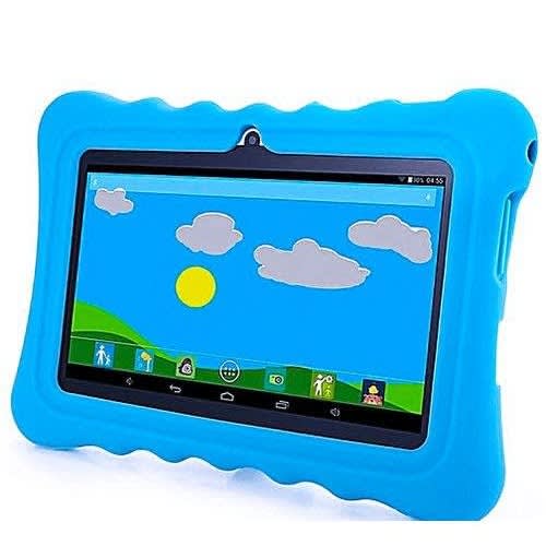 A36 Kids Educational Tablet - Android - 8. 1 +Wifi + Dual Camera & Blue Bumper Pouch