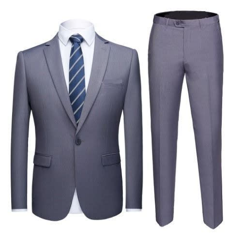Men's Formal Suit - Grey