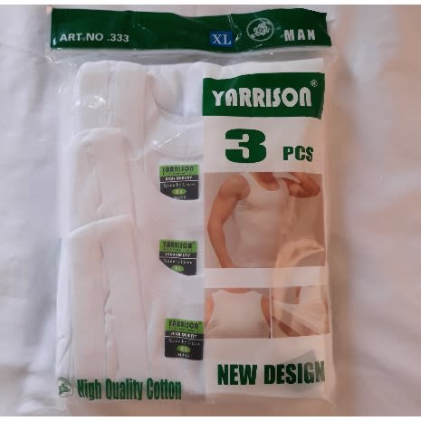 Yarrison 3-in-1 White Men's Singlet