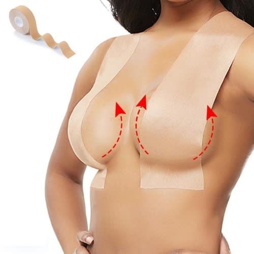 Breast Breathable Push Up Tape, Boobs Tape, Firm Grip Tape