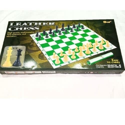 Leather Tournament Chess Game