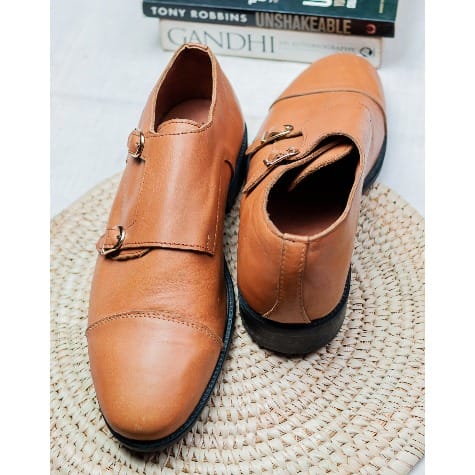 Double Monkstrap - Brown