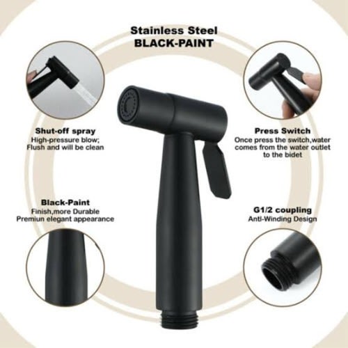 Black Pressing Shower