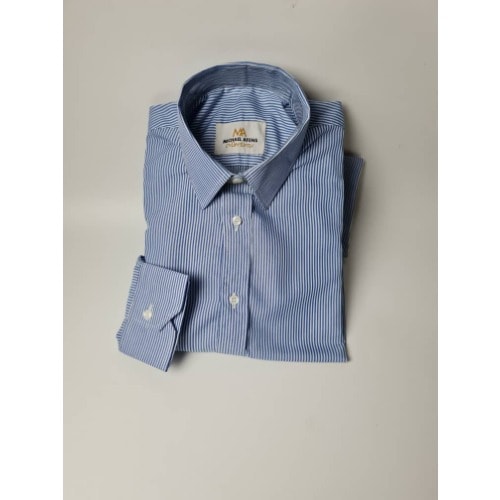 Blue Stripped Long Sleeve Shirts