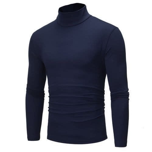 Turtleneck Long Sleeve - Navy Blue