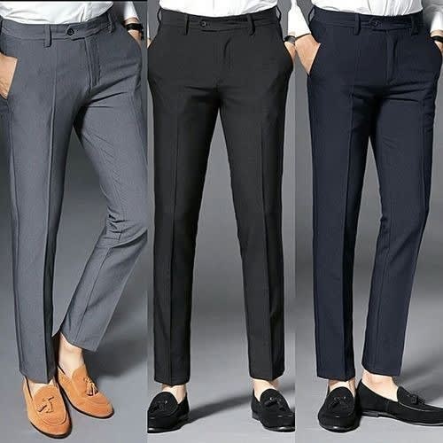 3 Pieces Smart Trousers For Men
