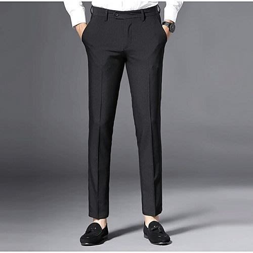 Men's Smart Pant Trousers- Black