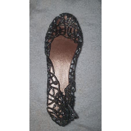 Ladies Casual Sling Slip On Shoe - Black
