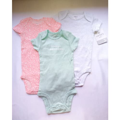 Baby Bodysuits 0-3m - 3 Pieces
