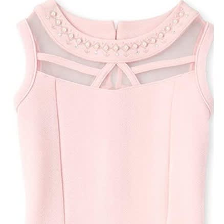 Girls' Jeweled Jacquard Romper