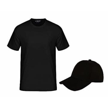 Plain Tee And Cap