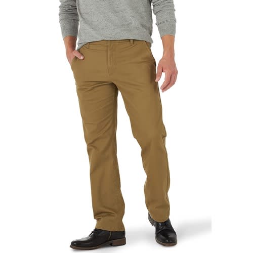 Invisible Zipper Coin Pocket Pants Khaki