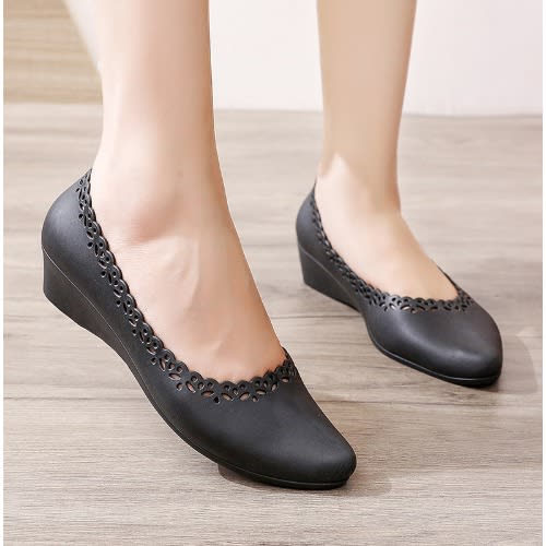 Design Rubber Shoe- Black