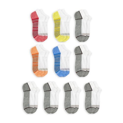 Boys Socks , No Show Zone -10 Pairs