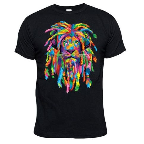 Chrysolite Designs Pop Rasta Premium Class T-shirt - Black