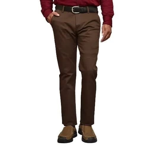 Men's Chinos Trouser - Choco Brown