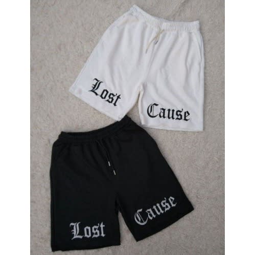 2 Lost Cause Short- Black And Off-white