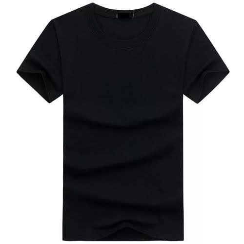 Unisex High Quality Plain T-shirt- Black