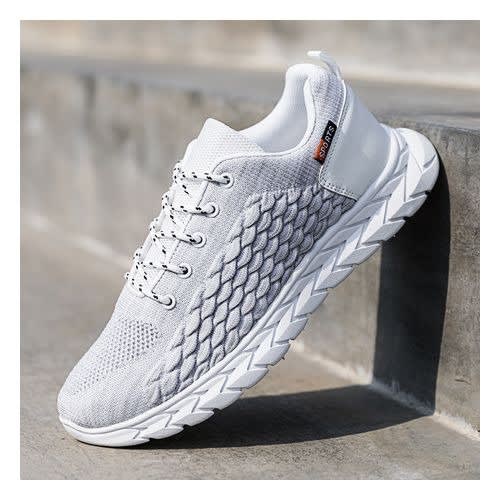 Men's Quality Lace Up Sneaker - Grey