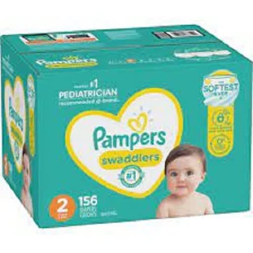 Swaddlers Diapers Size 2 -156 Counts