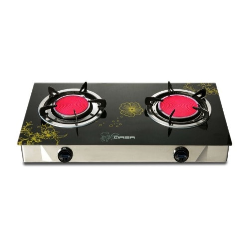 2 Burner Gas Cooker Qgc-2bg Infrared