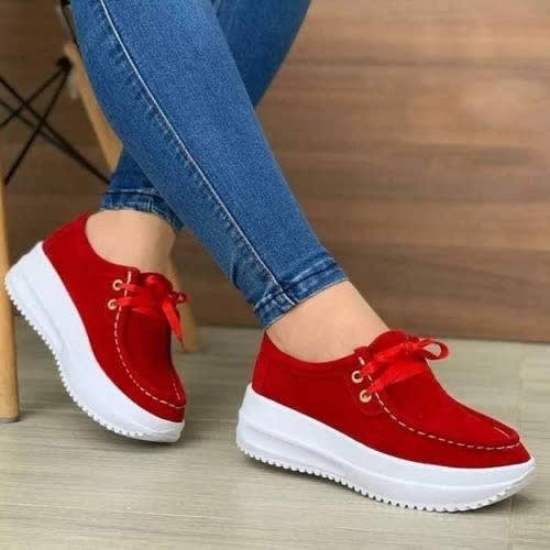 Ladies Sneakers - Red