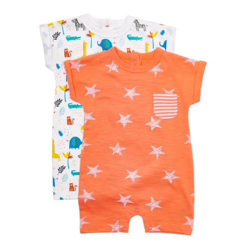 Baby Boys Romper - Pack Of 2