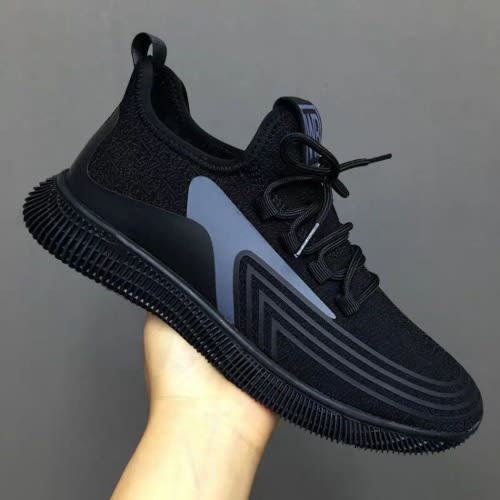 Unisex Wb Sneaker- Black With Blues