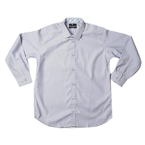 Sky Blue Boys' Long Sleeve Shirt