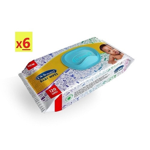 Baby Wipes - 120 Sheets X 6 Packs