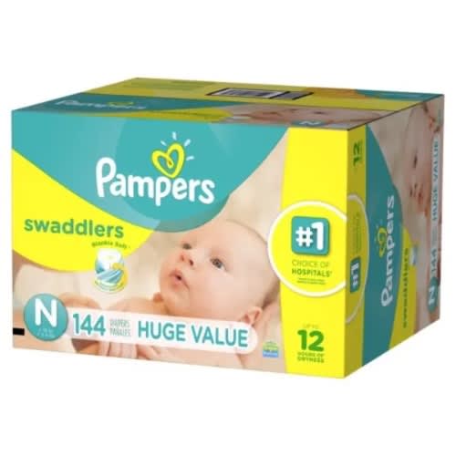 Swaddlers - Size 1 Newborn Diapers Size N 144 Count