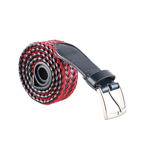 Men's Coloured Woven Belt - Size 40