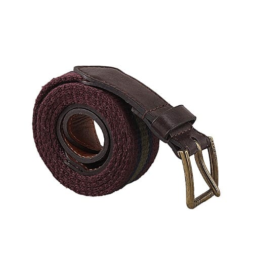 Men's Multicoloured Fabric Belt - Waist 38