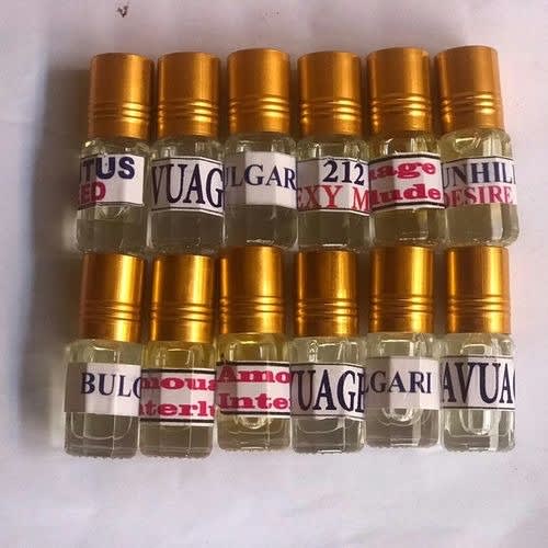 Undiluted Perfume Oils  3ml X 12pcs