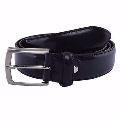 Men's Leather Belt - Black