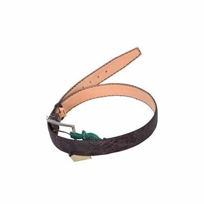 Genuine Croc Leather Belt
