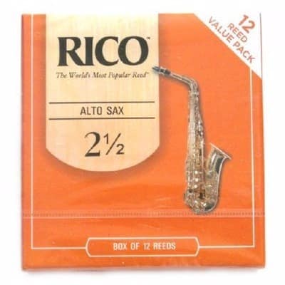 Rico Alto Sax Reed Sizes -12 Reeds