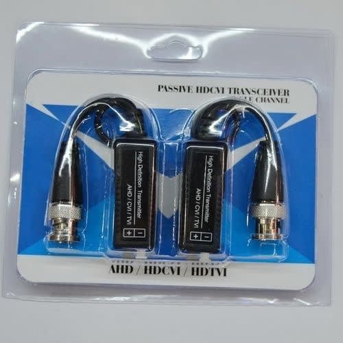 6 Pairs Tvi/cvi/ahd Pive Twisted Pair Video Balun Male Bnc Hd Cctv