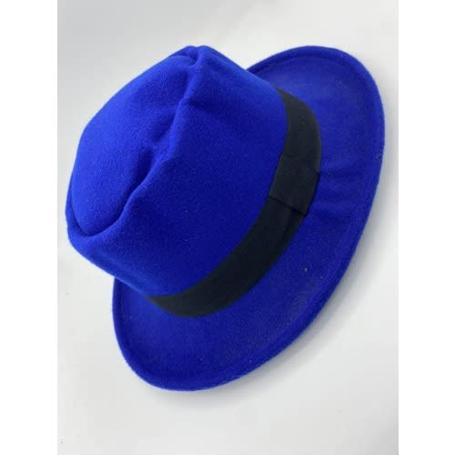 Men's Fedora Hat - Blue