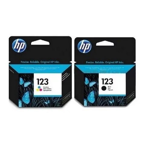 123 Ink Catridge Combo - Black & Tricolour