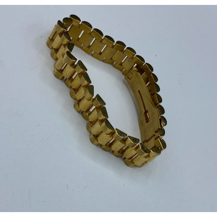 Stainless Steel Gold Men’s Bracelet Link