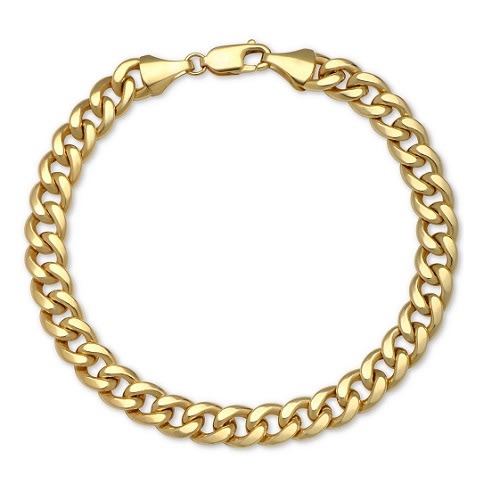 18 Karat Cuban Chain Bracelet - Gold
