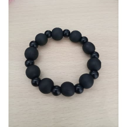 Unisex Bead Bracelet - Black