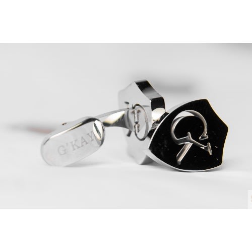 Silver Metal Cufflinks By G'kay Footprints