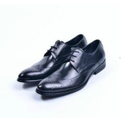 Men's Brogue Shoe - Black